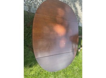 Drop Leaf Wood Side Table