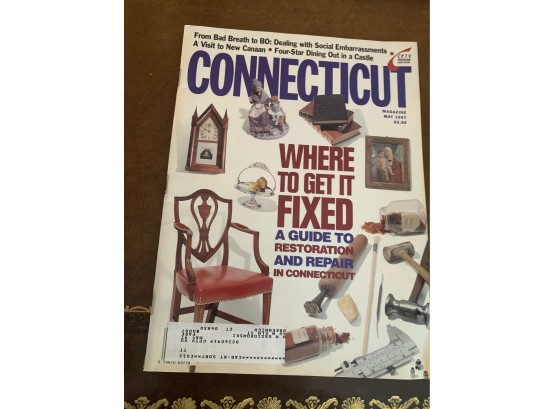 Handy Where To Get It Fixed Edition Of Connecticut Magazine