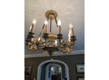 Black And Gilt Empire Chandelier Gorgeous