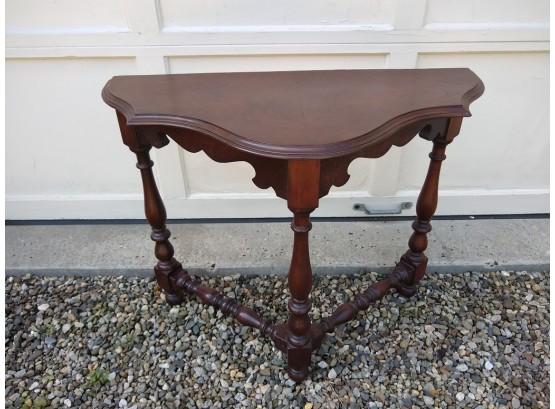 Victorian Mahogany Triangle Side Table. Very Good Cond.
