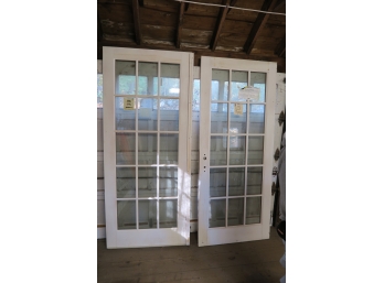 Pair Of New Marvin Energy Saver Double Doors  (1 Of 3)