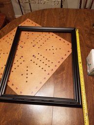 Large Picture Frame & Board With Random Cut Outs