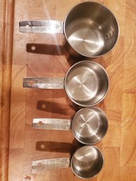 Set Of Stainless Steal Measuring Cups