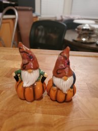 Adorable Gnome Salt & Pepper Shakers Lot #2