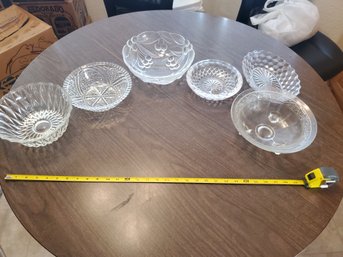 Lot Of Glass Bowls