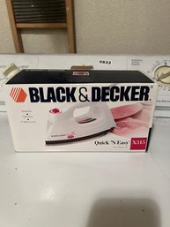 Black & Decker Quick 'N Easy Iron In Package