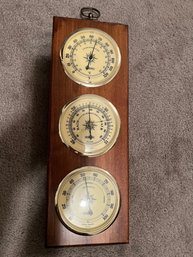 Sunbeam Weather Station Thermometer, Barometer, Humidity Gauge