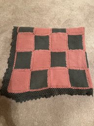 Crocheted Afghan Throw Blanket