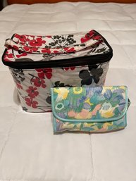 Lot Of Makeup And Travel Toiletries Bags