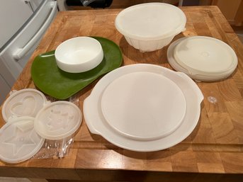 Vintage Jel-N-serve Jello Mold And Other Mostly Vintage Tupperware