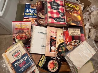 Lot Of Several Vintage Cookbooks