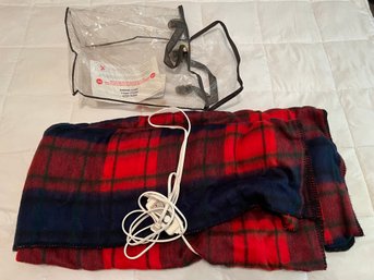 Sunbeam Flannel Electric Blanket With Control