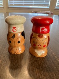 Set Of Man And Woman Chef Salt And Pepper Shakers
