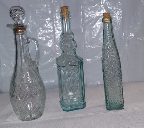 Lot 5-5 Two Bottles One Decanter (IR)