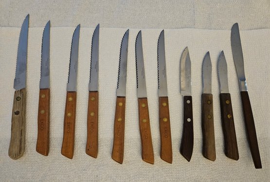 Lot 5-99 Steak Knives Plus (green Shelf)