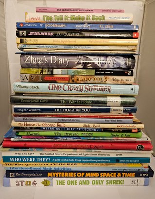 Lot 5-123 Books Upper Elementary To Middle School (TIR)