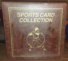 Lot 4-34 Sports Card Collection Album And Cards (Ind Rack)
