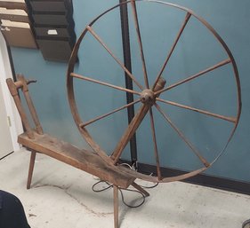 Lot 4-50 Antique Spinning Wheel