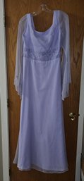 KN Lot 5-38 Purple/lavendar Maid Of Honor/prom Dress (IR)