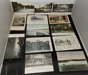 KN Lot 5-42 Thirteen New England Postcards 1905-1909  (top 2-drawer)