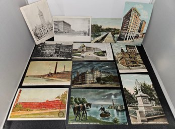 KN LOT 5-43 Dozen Antique, 1906- 1909, Lowell & Boston Postcards  (top 2-drawer)