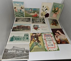 KN Lot 5-56 Antique 1906-1910 Mixed Postcards  (top 2-drawer)