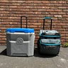 Two Coolers On Wheels
