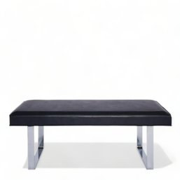 Impeccable Mid Century Bench In The Style Of Milo Baughman