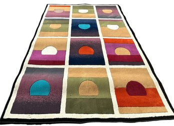 Andy Warhol Sunset Rug Appx 5 X 8'
