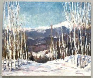 Robert Freiman Oil On Canvas, Landscape Painting 1943