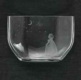 Orrefors 'Wish To The Moon' Crystal Bud Vase