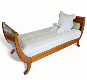 Italian Made, Walnut Daybed, Mattress Included, Not Linens