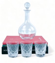 High End Crystal Tumblers And Classic Crystal Decanter