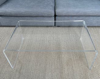 Crate And Barrel Lucite Coffee Table