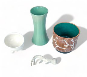 Ceramic Decor, Jonathan Castro Bowl, MCM Hand Built Bowl