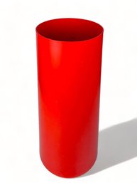 Vintage Kartell Umbrella Stand In Candy Apple Red