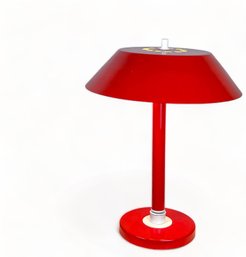 Gerald Thurston, Underwriters Vintage Red Table Lamp