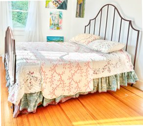 Vintage Cast Iron Bed Frame Queen Size