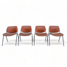 Giancarlo Piretti For Castelli DSC 106 Chairs, Italy 1970, Set Of 4 - D