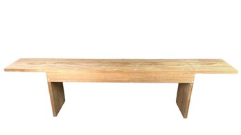 78' Long Wood Bench