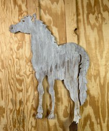 48' Tall Metal Art, Horse Sculpture