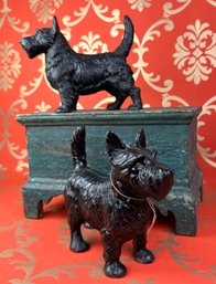 Cast Iron Scottish Terrier Figurines