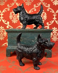 Cast Iron Scottish Terrier Figurines