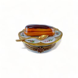 Vintage Rochard Limoges Trinket Box For The Eclair Or Pastry Lover