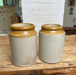 Antique Salt Glaze Stoneware Jars