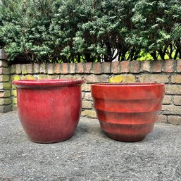 Large Red Planters