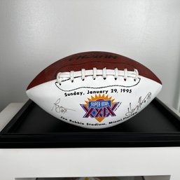 Signed Superbowl  XXIX Football In Case #97 & #47 And More