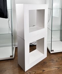 Modern, White, Open Self, Side Tables Or Floating Wall Shelving