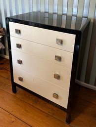 Norman Bel Geddes For Simmons Art Deco Metal Chest Of Drawers