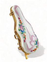 Rochard Limoges Trinket Or Pill Box For The VIOLIN Or Strings MUSICIAN